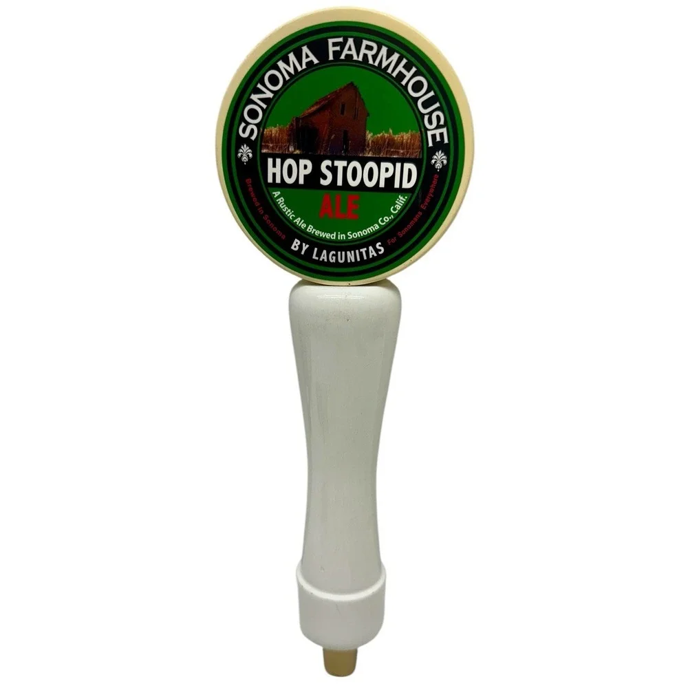 White‎  Beer Tap Handle Coconut Porter - Sonoma Farmhouse By Lagunitas 9.5